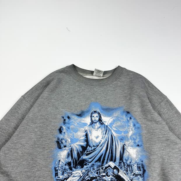 VTG 빈티지 로스앤젤레스 그레이 맨투맨 (XXL)