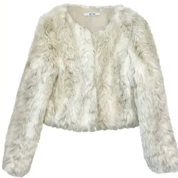 애즈온 퍼자켓 아이보리