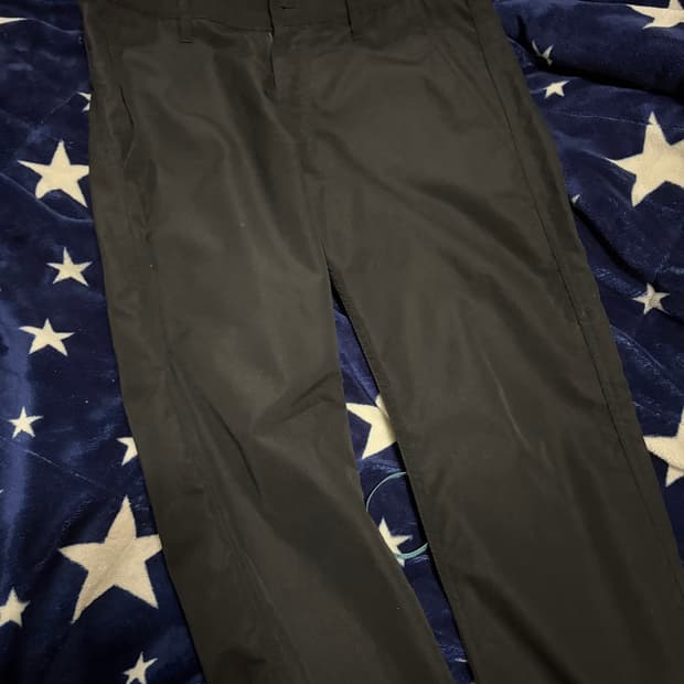 꼼데가르송 옴므 백지퍼 팬츠