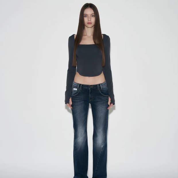 플리즈노팔로우 25Vintage Washing Boots-Cut