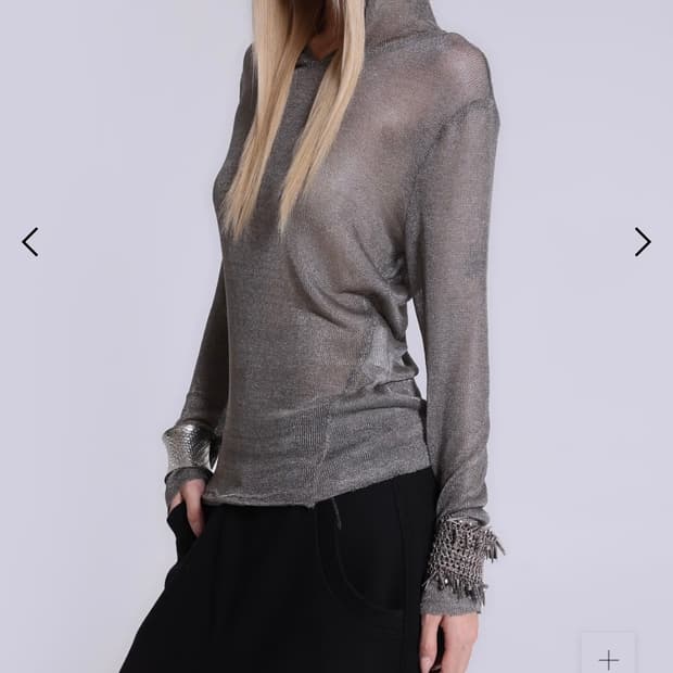 제이디드런던 후드 티셔츠 그레이