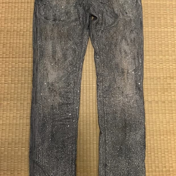 Disquared grey jean 