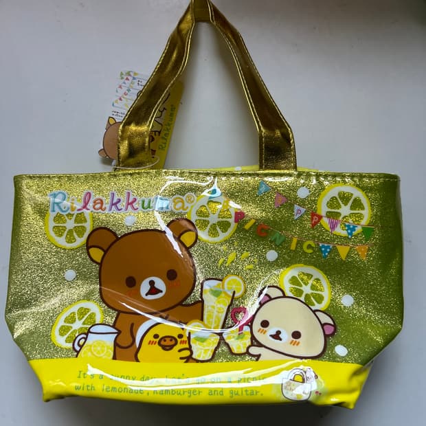 리락쿠마 도시락가방 
