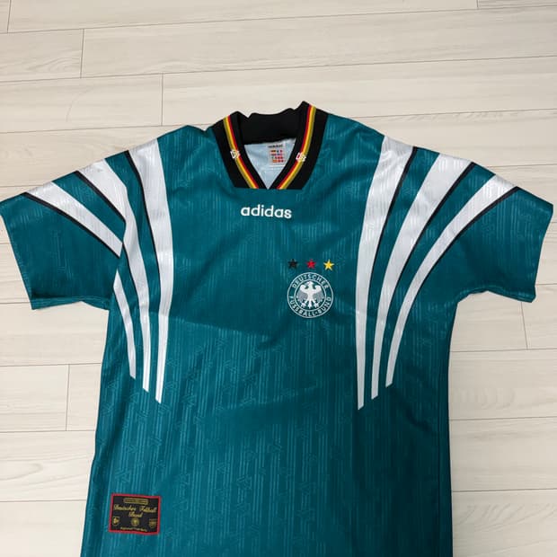 아디다스 독일 1996 어웨이 저지 반팔