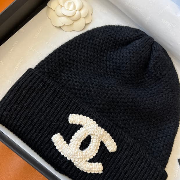 샤넬 햇 캐시미어 블랙 에크루
