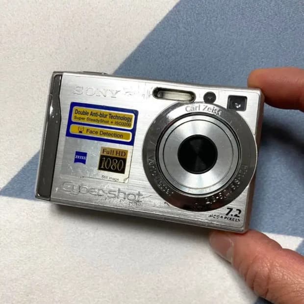 소니 사이버샷 DSC-W80 카메라