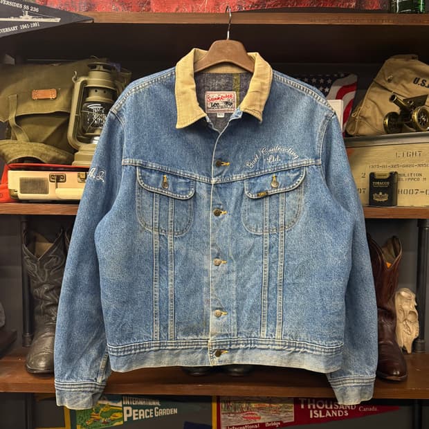 90s LEE 빈티지 리 101J 스톰 라이더 블랭킷 데님 자켓 N000