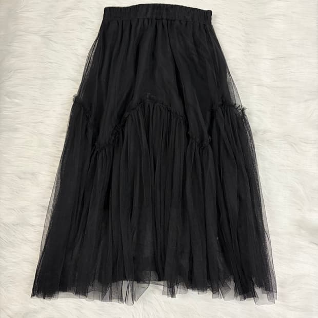 고스 롱 샤스커트 고딕 블랙치마 