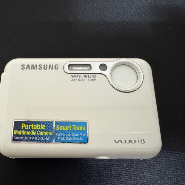 [NCT 재민 디카] 삼성 vluu i8 화이트디카