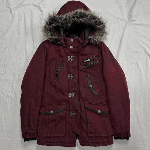 In the Attic Burgundy Jacket