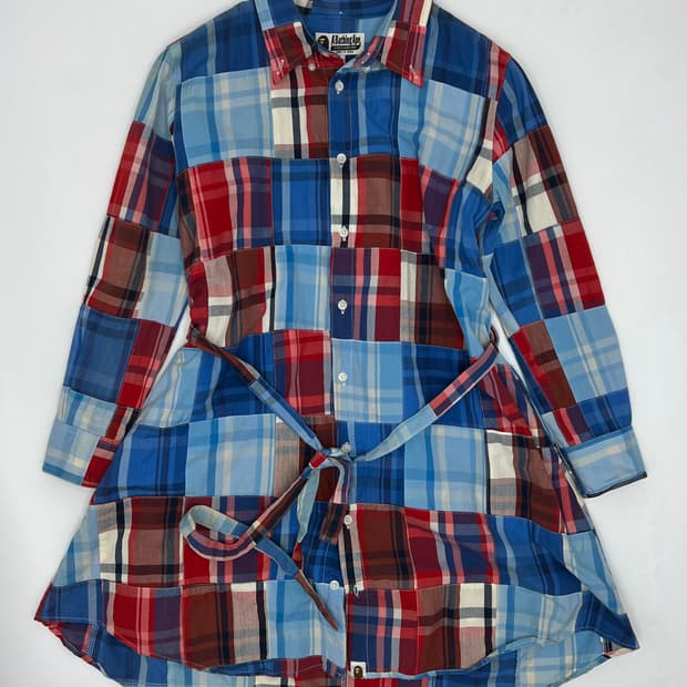 베이프 패치워크 원피스