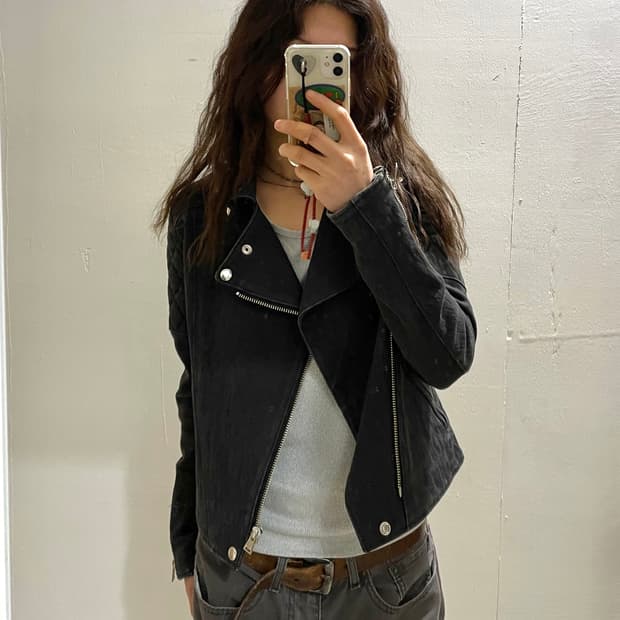 와이즈 요지야마모토 데님 호피 라이더