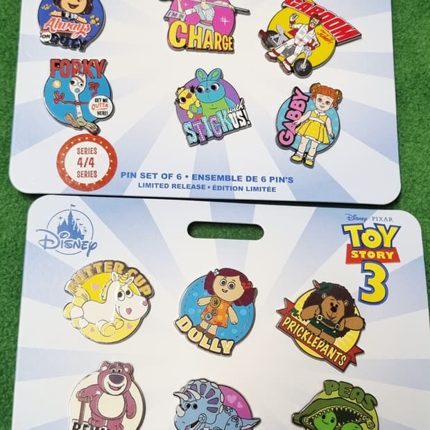 디즈니 토이스토리 한정판 핀 세트