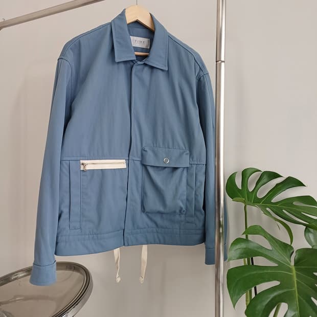 타임옴므 블루종 자켓105