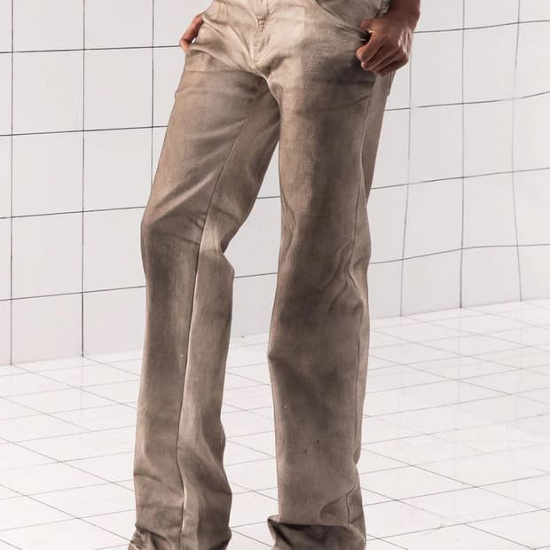 모와로라 x 미스식스티 AIR SPRAY STRAIGHT LEG JEAN