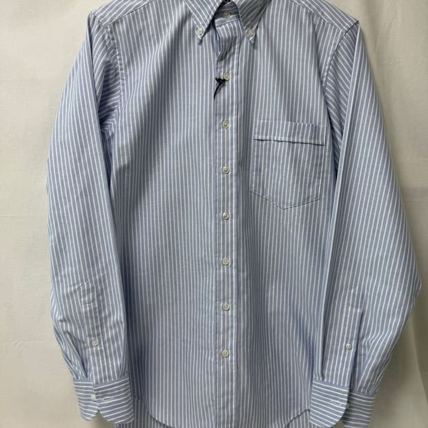 드레익스 블루 스트라이프 셔츠 15.5
