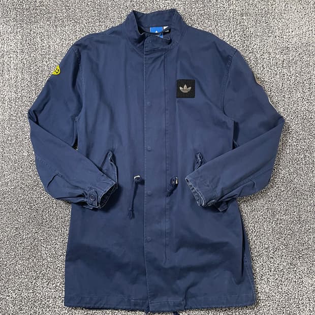 빈티지9. 아디다스 한정판 40주년 빅로고 투인원 패치 파카