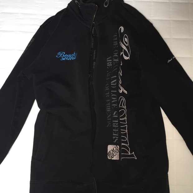 Japanese vintage Beach Sound 집업 자켓