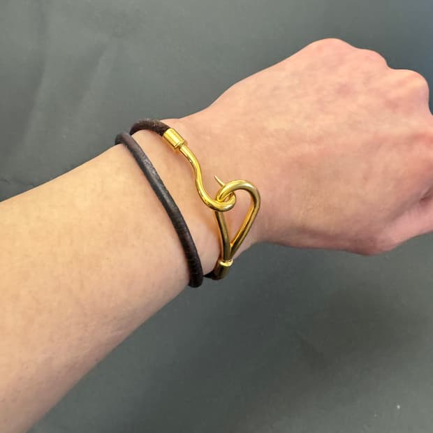 Hermes Hook Double Tour 팔찌 