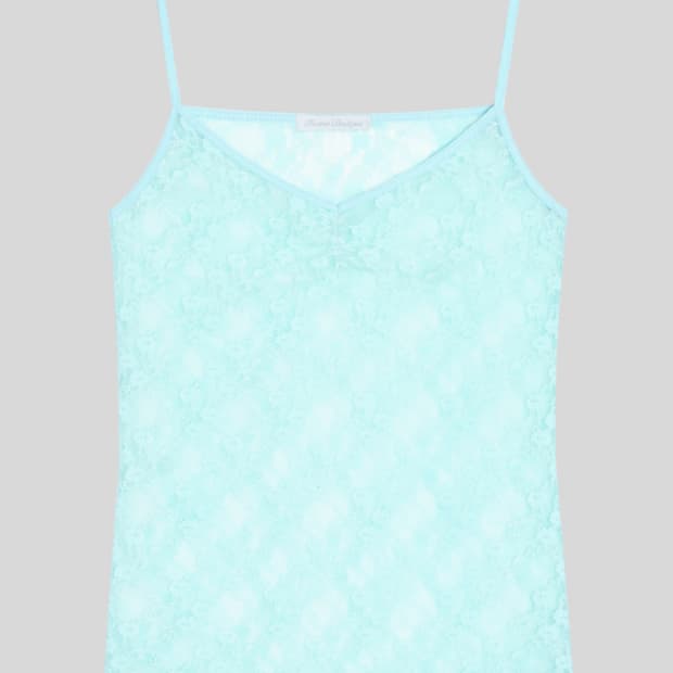 샵페어리 레이스 슬리브리스 lace sleeveless (mint)