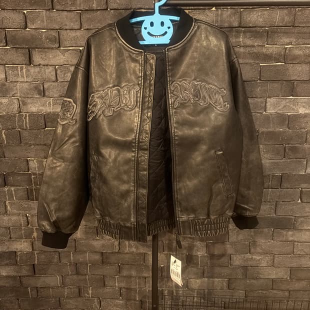 [새상품/XL] 버커루 가죽 항공점퍼