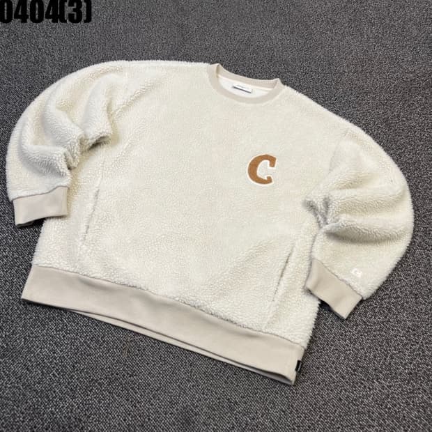 커버낫 플리스 맨투맨 