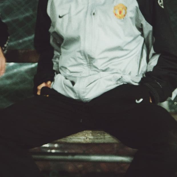 02 04 맨체스터유나이티드 L 105 정품 트레이닝 집업 트랙탑