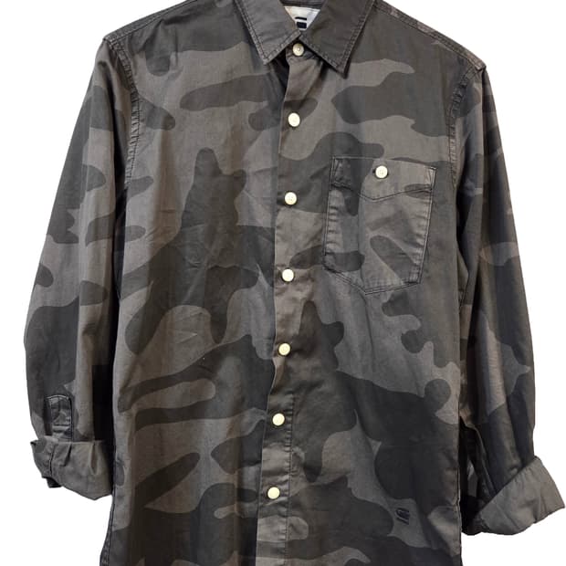 G-Star RAW 카모플라쥬 셔츠(S)남여공용
