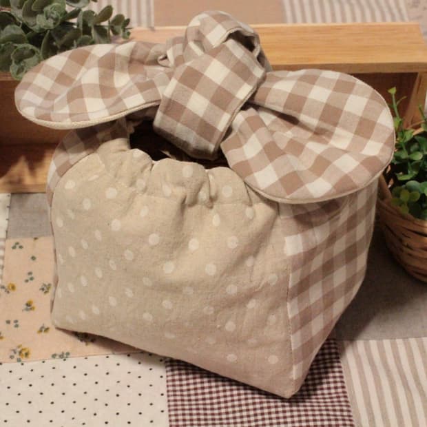 핸드메이드 리본 파우치 