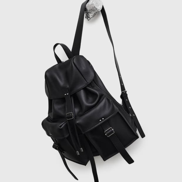 유스 / 25FW 레더 럭색 / OS