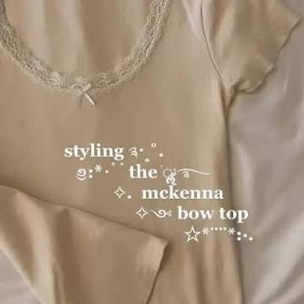 브랜디멜빌 레이스 크림 맥케나 반팔 티셔츠