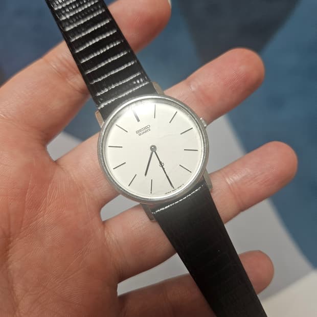 1970s 세이코 샤리오 쿼츠 빈티지 시계