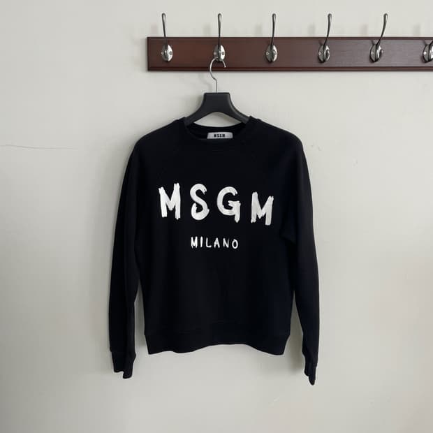 MSGM 로고 맨투맨