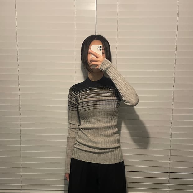 분더샵 캐시미어 스키니 니트