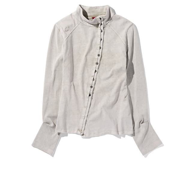 구해요) 미스치프 워시드 져지 셔츠