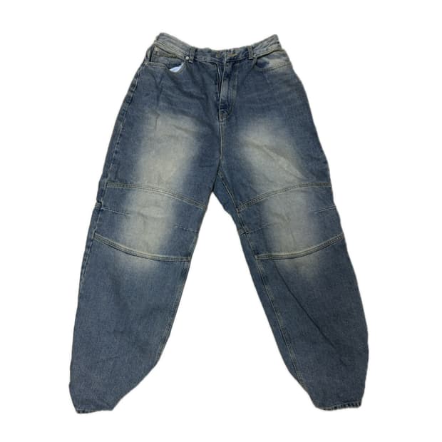 빈티지 절개 연청바지