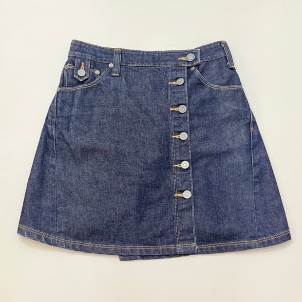 리바이스 엔지니어드진 데님 랩 스커트