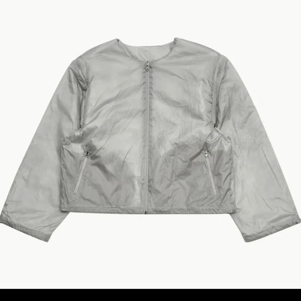 아모멘토 디태쳐블 슬리브 점퍼 그레이 판매 L 사이즈