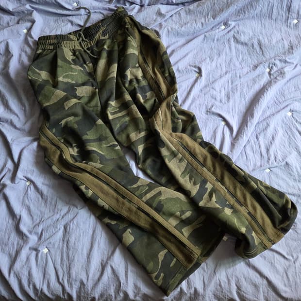 카네이테이 카모 트랙 팬츠 XL