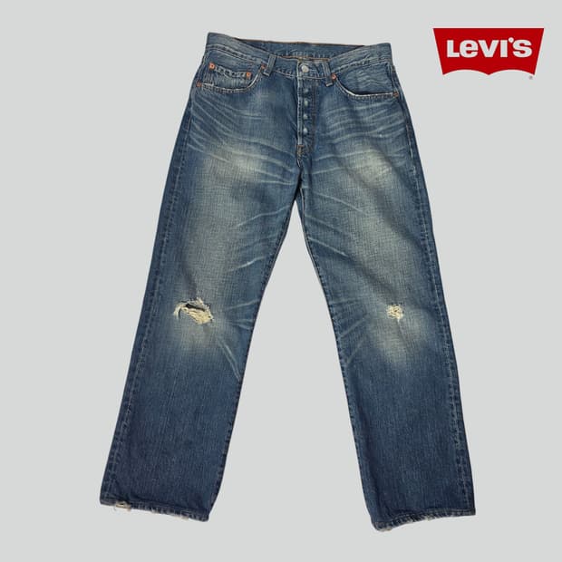 [32X33]00s 리바이스 LEVIS 501 데님팬츠