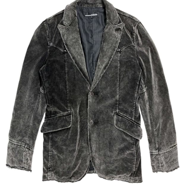 In the attic 그런지 벨루어 블레이저