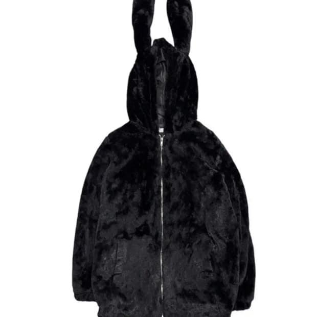 우사미미 빈티지 후드집업 토끼 갸루 락시크 펑크