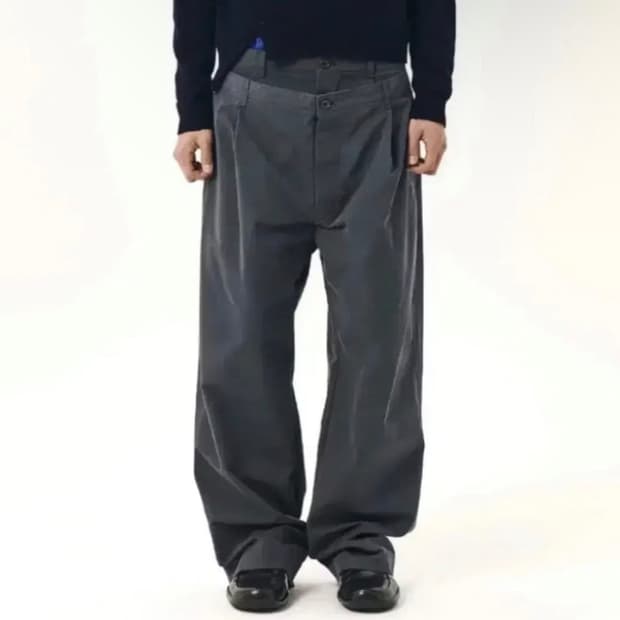 [S 구매] 누마레 ee 더블 웨이스트 팬츠 S