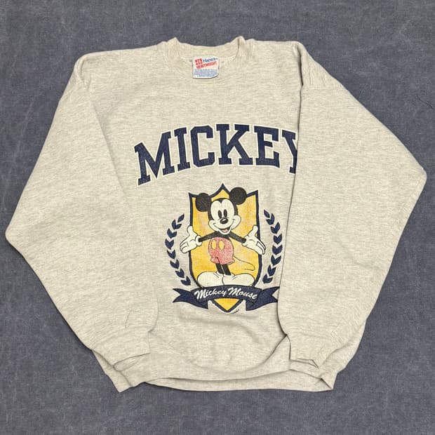 (L) 90s 미키마우스 헤비웨이트 스웻셔츠
