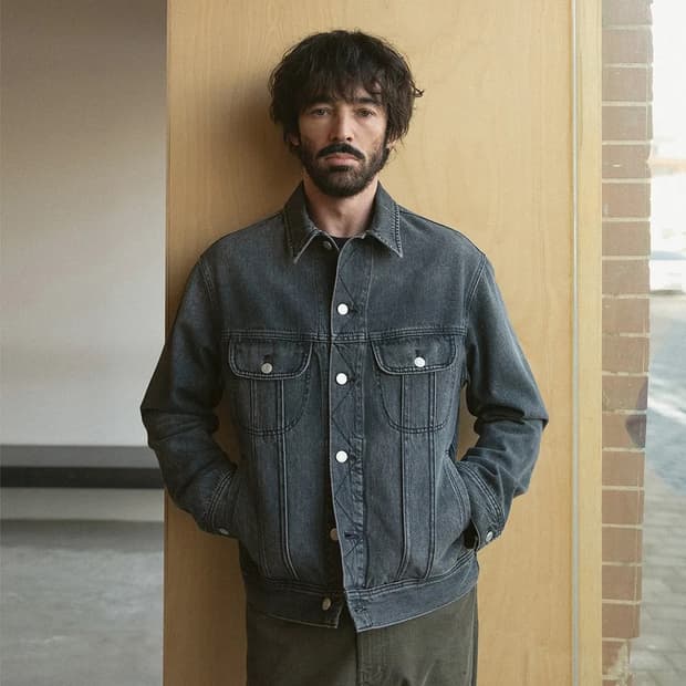 어나더오피스 데님 라이더 자켓 3사이즈 팝니다