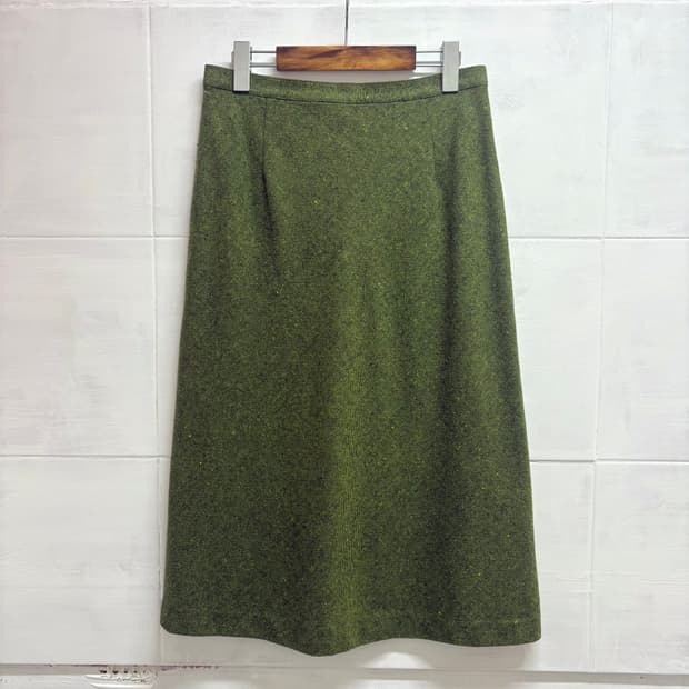 보카시 울 미디 롱스커트 (FABRIC BY ITALY)