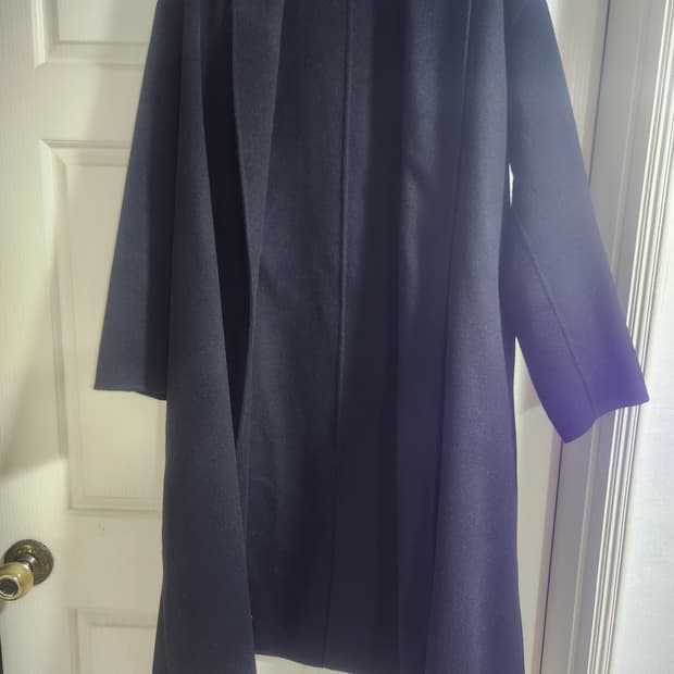 김서룡 시그니처 블랙 롱 코트