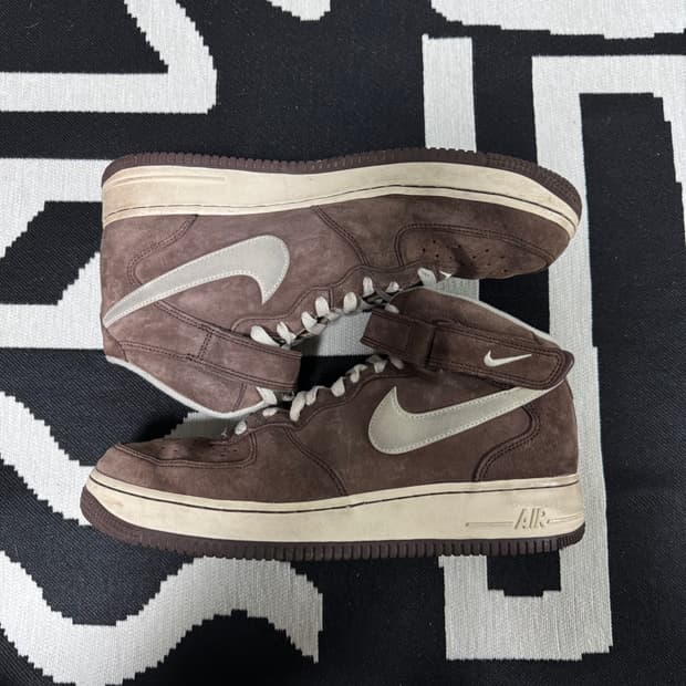 나이키 에어포스 1 미드 초콜릿 285