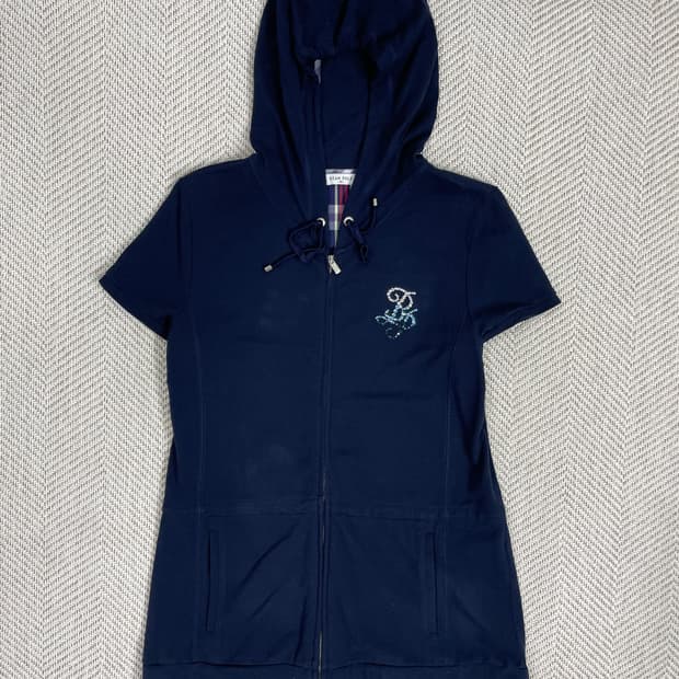 빈폴 여성 네이비 후드집업 95