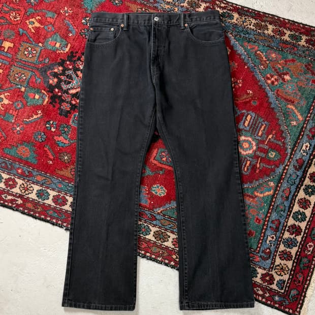 00's 빈티지 리바이스 517 블랙 부츠컷 리바이스 플레어진
